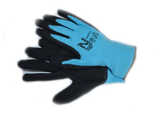 Rękawice ogrodowe Comfort turkusowe rozmiar 9