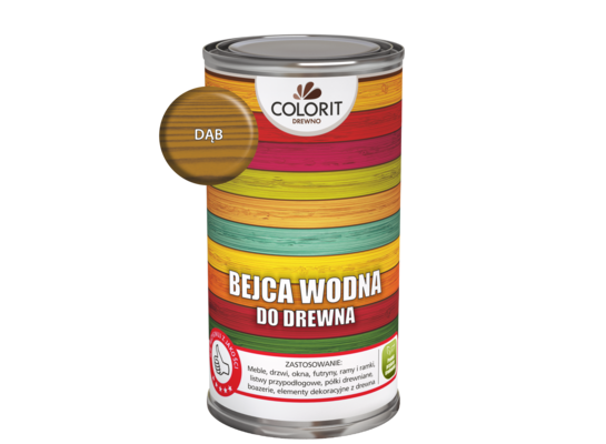 Bejca wodna do drewna Dąb 0,5 l Colorit Drewno