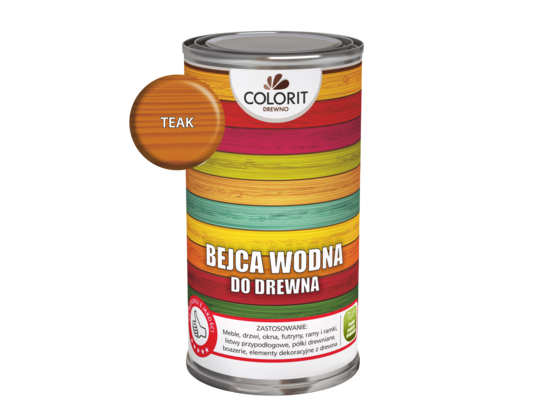 Bejca wodna do drewna Teak 0,5 l Colorit Drewno