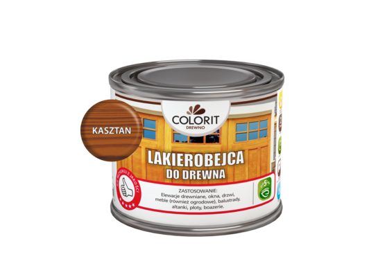 Lakierobejca do drewna Kasztan 0,375 l Colorit Drewno