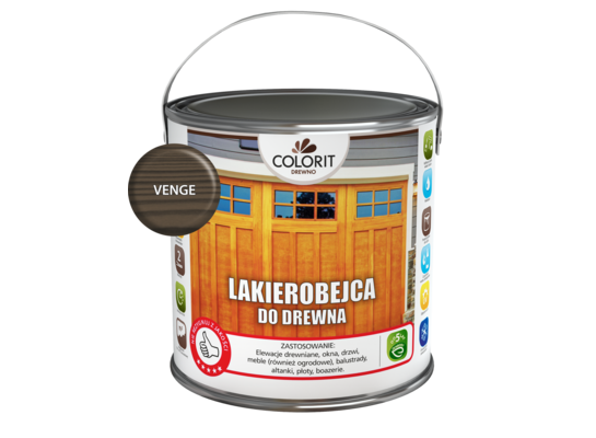 Lakierobejca do drewna Venge 2,5 l Colorit Drewno