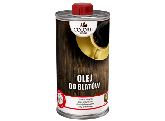 Olej do blatów Bezbarwny 0,5 l Colorit Drewno