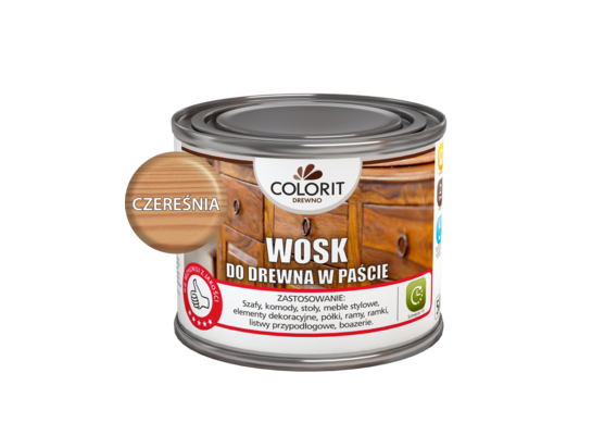 Wosk do drewna w paście Czereśnia 0,5 l Colorit Drewno