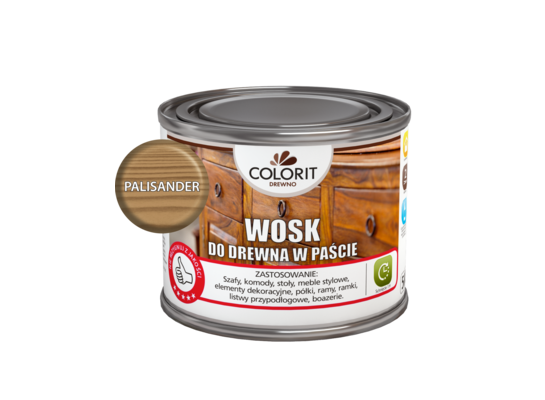 Wosk do drewna w paście Palisander 0,5 l Colorit Drewno