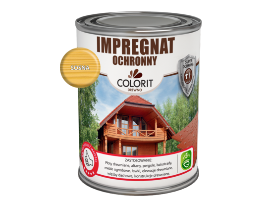 Impregnat ochronny sosna 0,75 l Colorit Drewno