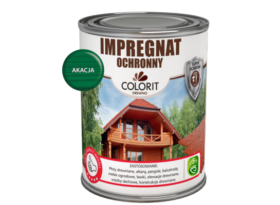 Impregnat ochronny akacja 0,75 l Colorit Drewno