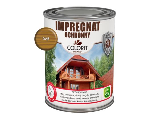 Impregnat ochronny dąb 0,75 l Colorit Drewno