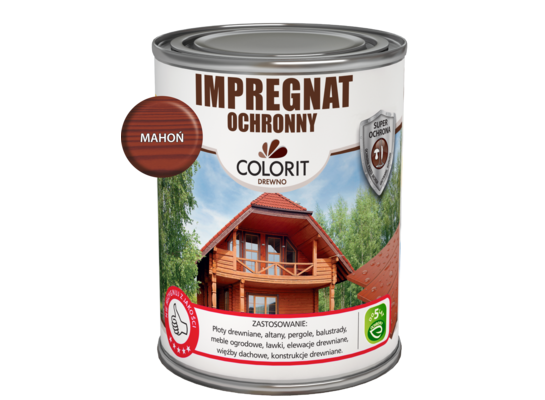 Impregnat ochronny mahoń 0,75 l Colorit Drewno