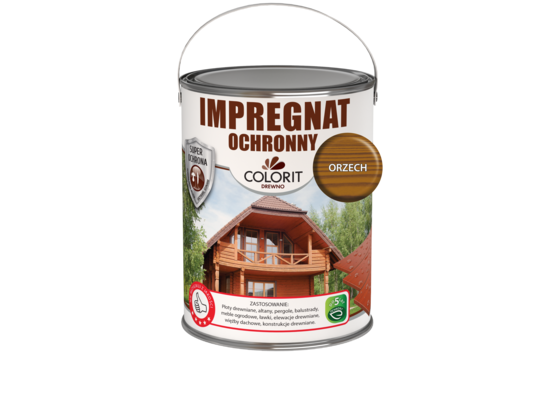 Impregnat ochronny Orzech 4,5 l Colorit Drewno