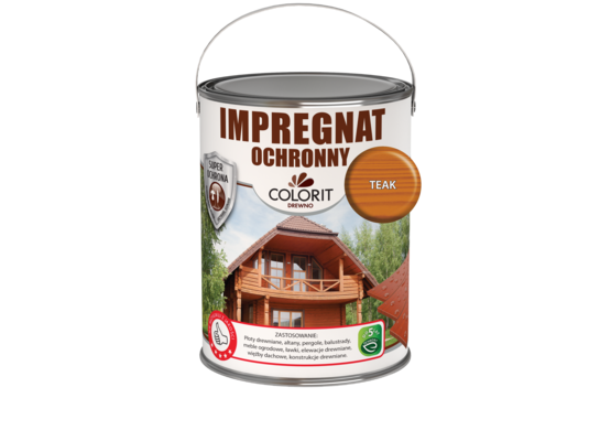 Impregnat ochronny Teak 4,5 l Colorit Drewno