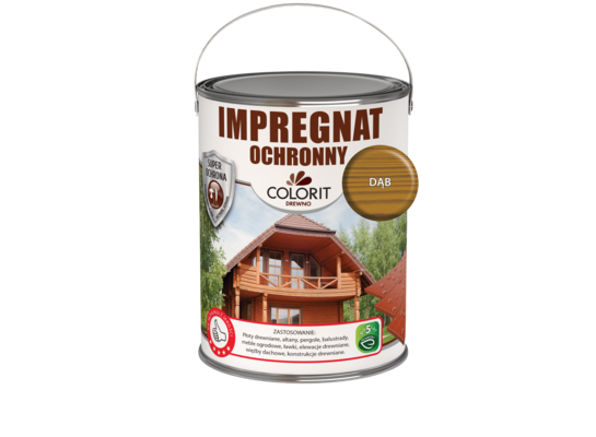 Impregnat ochronny Dąb 4,5 l Colorit Drewno