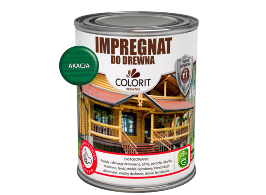 Impregnat do drewna Akacja 0,75 l Colorit Drewno