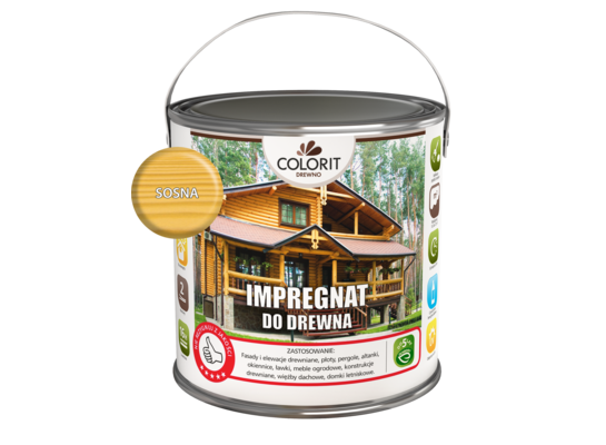 impregnat do drewna Sosna 2,5 l Colorit Drewno