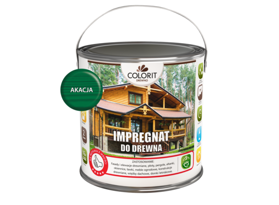 Impregnat do drewna Akacja 2,5 l Colorit Drewno