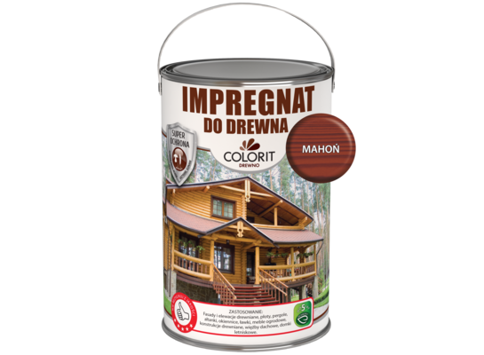 Impregnat do drewna Mahoń 5 l Colorit Drewno