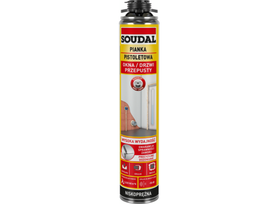 Pianka pistoletowa Yellow 750 ml Soudal