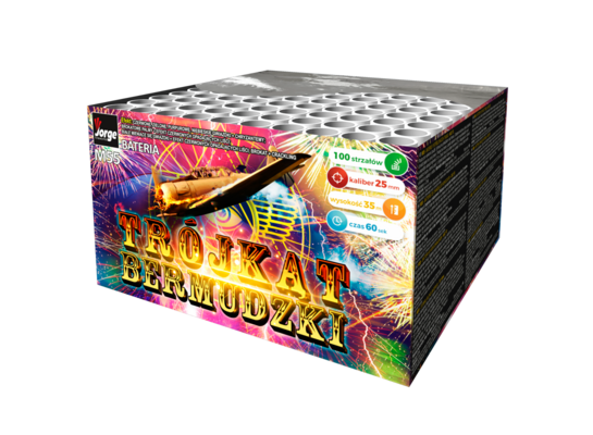 Wyrzutnia TRÓJKĄT BERMUDZKI 100 strzałów