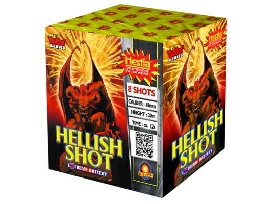 Wyrzutnia HELLISH SHOT 8 strzałów Hestia