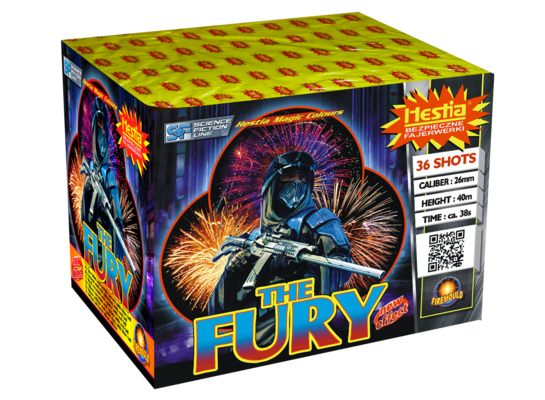 Wyrzutnia THE FURY 36 strzałów Hestia