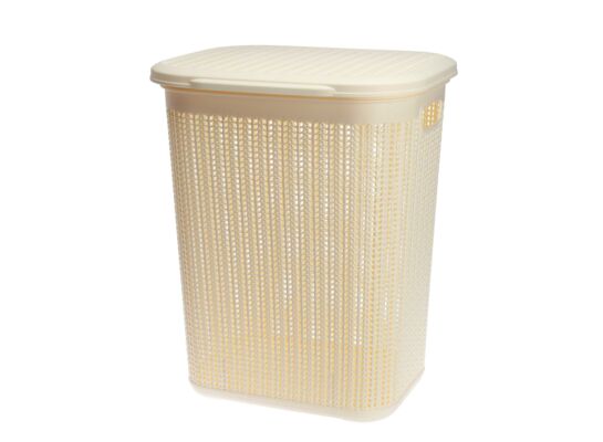 Kosz na bieliznę 50 l WILLOW kremowy