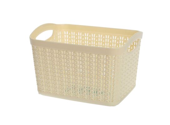 Koszyk prostokątny M 3,3 l WILLOW kremowy