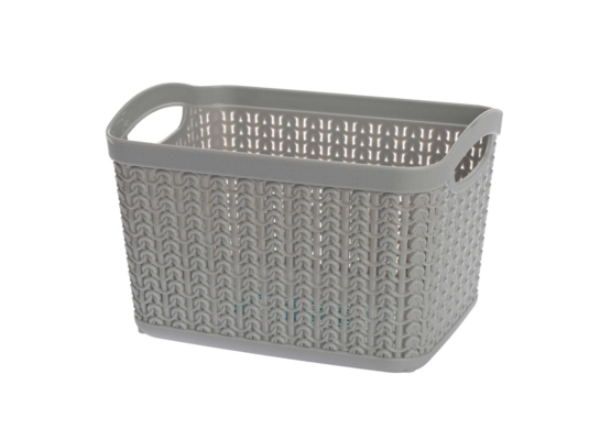 Koszyk prostokątny M 3,3 l WILLOW szary jasny