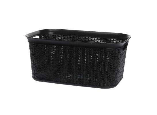 Kosz na pranie 27 l WILLOW czarny