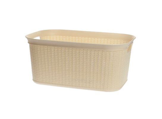 Kosz na pranie 27 l WILLOW kremowy