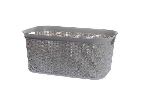 Kosz na pranie 27 l WILLOW szary jasny