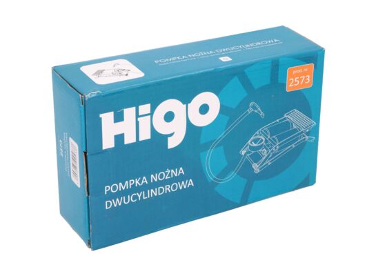 Pompka nożna 2 cylindry HIGO