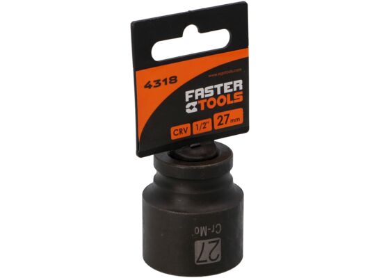 Nasadka udarowa sześciokątna 1/2” 27 mm FASTER TOOLS