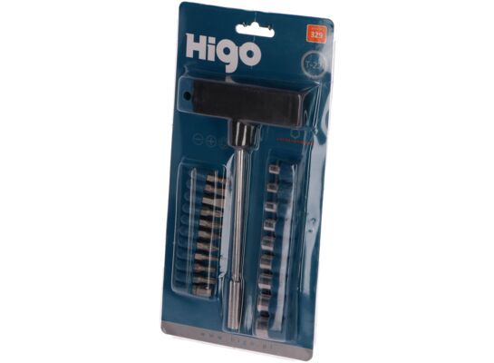 Nasadki z uchwytem T zestaw 22 części FASTER TOOLS