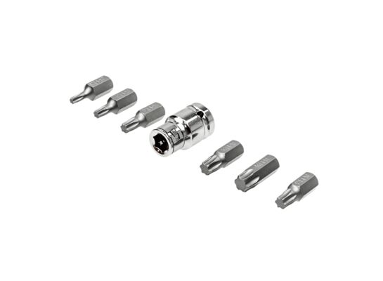 Nasadka z bitami TORX 7 części FASTER TOOLS