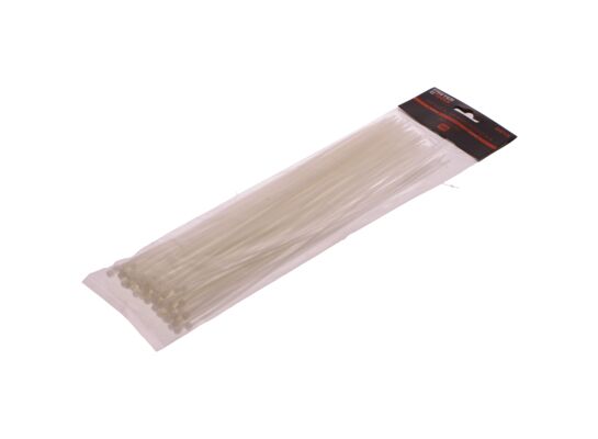 Komplet opasek samochodowych białych 300 x 2,5 mm FASTER TOOLS