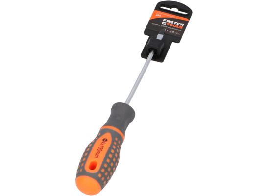 Wkrętak PROFESSIONAL płaski 4 x 100 mm FASTER TOOLS