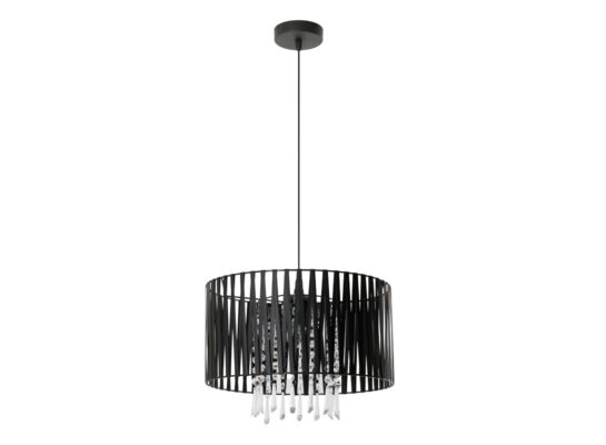 Lampa wisząca Diana czarna Lampex