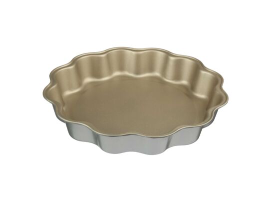 Blacha nieprzywieralna CHARLOTTE 26,5 x 26,5 x 4,5 cm biało-złota