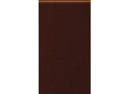 Parapet szkliwiony 245 x 135 x 13 mm brązowy