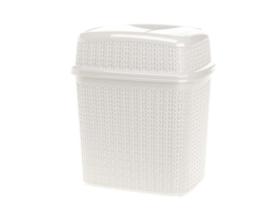 Kosz uchylny 10 l WILLOW biały