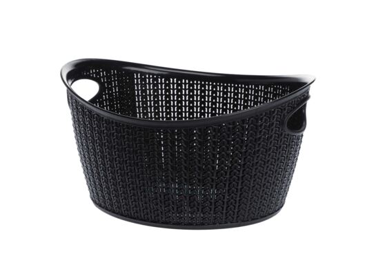 Koszyk owalny L 9 l WILLOW czarny