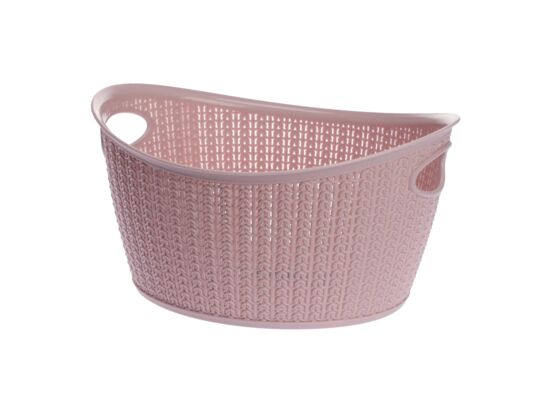 Koszyk owalny L 9 l WILLOW różowy