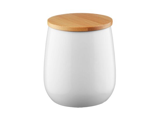 Pojemnik na płatki kosmetyczne BEVERLY biały