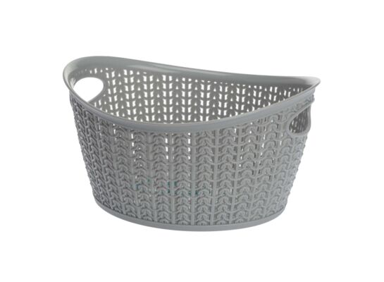 Koszyk owalny M 3,3 l WILLOW szary jasny