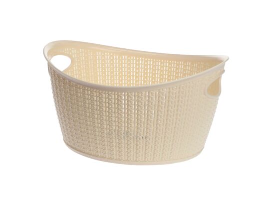 Koszyk owalny L 9 l WILLOW kremowy