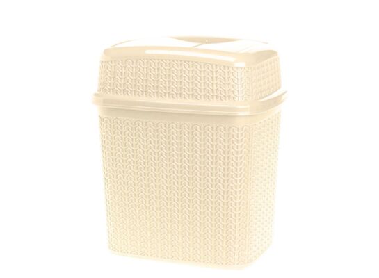 Kosz uchylny 10 l WILLOW kremowy