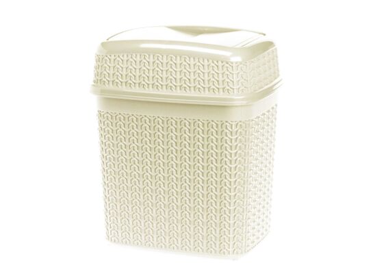 Kosz uchylny 5 l WILLOW kremowy