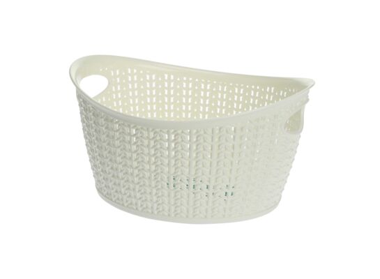 Koszyk owalny M 3,3 l WILLOW biały