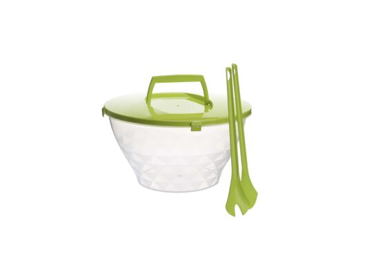 Miska do sałaty KALA 5 l z przykrywką i sztućcami