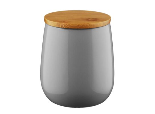 Pojemnik na płatki kosmetyczne BEVERLY szary