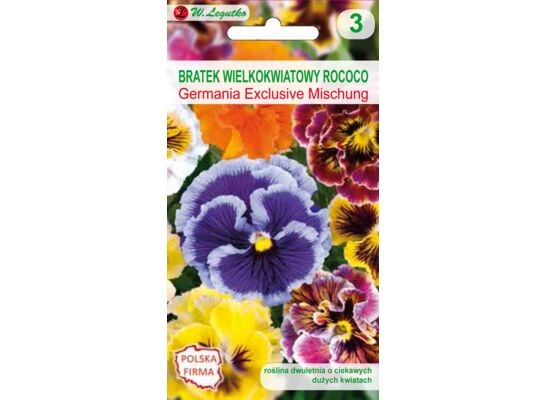 Bratek wielkokwiatowy Rococo 0,4 g gc. 3 W.Legutko